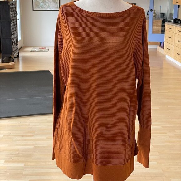 Lafayette 148 New York Tops - LAFAYETTE 148 rust pullover knit top NWT